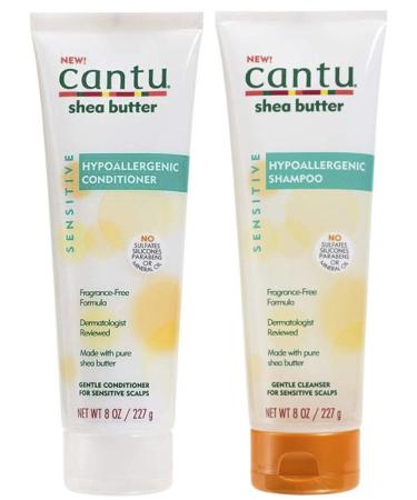 Cantu Shea Butter Sensitive Hypoallergene Shampoo & Conditioner