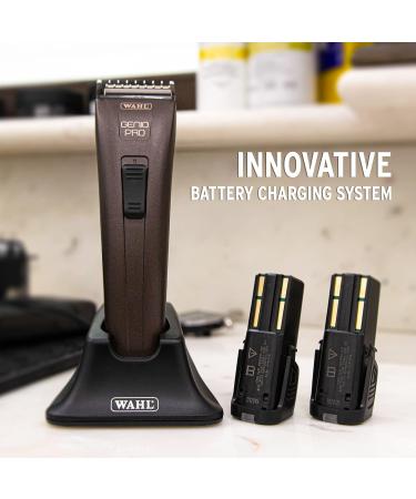 Wahl Genio Pro Professional Hair Clippers Pro Haircutting Kit Clippers for Bulk Hair Removal Diamond Blade Adjustable Blades Cordless Lightweight Barbers Supplies - Buy Online on GoSupps.com