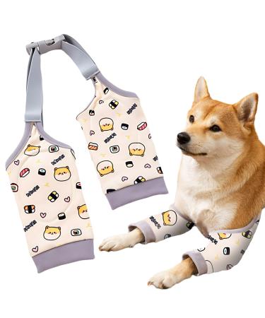 Euioovm dog bone protection elbow bandage dog for medium -sized and large dogs prevents licking of wounds helps with arthritis (L) - Buy Online on GoSupps.com