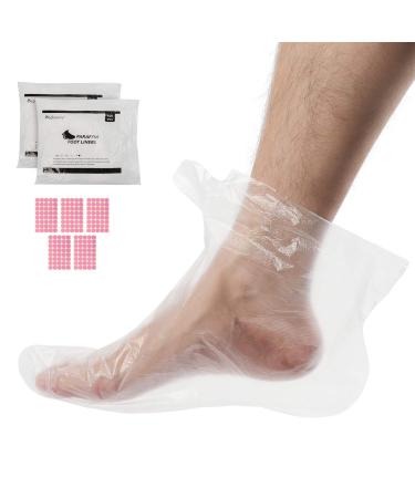 Segbeauty Lot de 200 doublures de bain en cire de paraffine pour pieds Taille XL XL