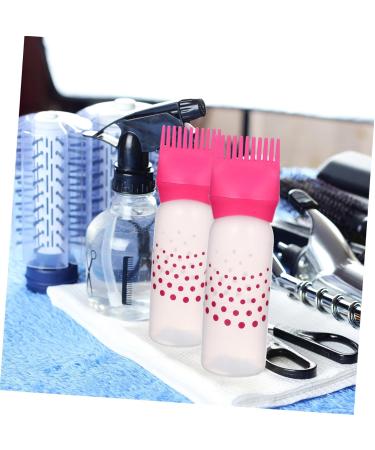 SOIMISS 2 pi ces Bouteilles de Teinture pour Cheveux avec Graduation Applicateurs Peigne pour Salon et Usage Maison Flacons Plastiques pour Coloration Pr cise - Buy Online on GoSupps.com