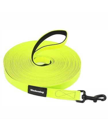 Drag line 10m for dogs 3m/5m/10m/15m waterproof dog leash with soft grip handle and storage bag Long drag line robust leash for large dogs yellow 10m - Buy Online on GoSupps.com