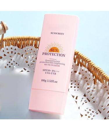 Sun Cream Sun Cream for Women Color Care 100g Light Waterproof Facial Moisturizing Care for Body Makeup Travel - Buy Online on GoSupps.com