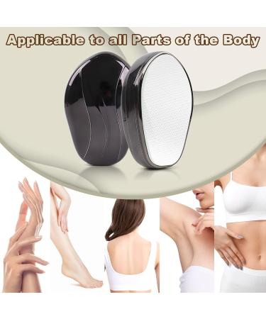  pilateur Crystal pilation sans rasage nano- pilateur r utilisable pour aisselles bras et jambes (Black) - Buy Online on GoSupps.com