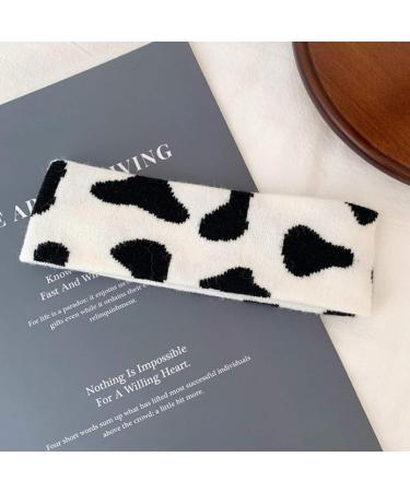 JSGHGDF Harajuku Women Knitted Headband Panda Elastic Wide Hairband Yoga Sport Stretch Headwrap Turban 2 - Buy Online on GoSupps.com