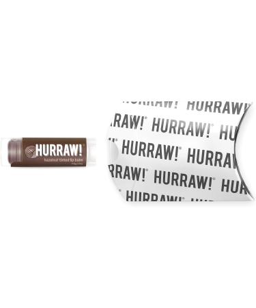 Hurraw! Hazelnut Tinted Lip Balm: (Sheer Brown Tint) Organic Certified Vegan Cruelty and Gluten Free. Non-GMO 100% Natural Ingredients. Bee Shea Soy and Palm Free. Made in USA - Buy Online on GoSupps.com