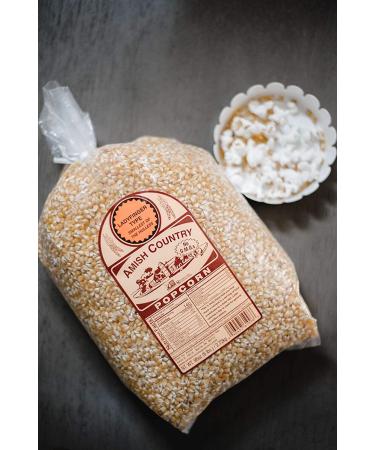 Amish Country Popcorn Ladyfinger - 6 lb Bag | Non-GMO & Gluten Free | Old Fashioned Kernels | 6 Pound Pack - Buy Online on GoSupps.com