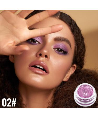 Erinde Shimmer Glitter Cream Eyeshadow - Waterproof Long Lasting Highly Pigmented Metallic Eye Shadow & Eyeliner in Dream Purple for Women - Buy Online on GoSupps.com