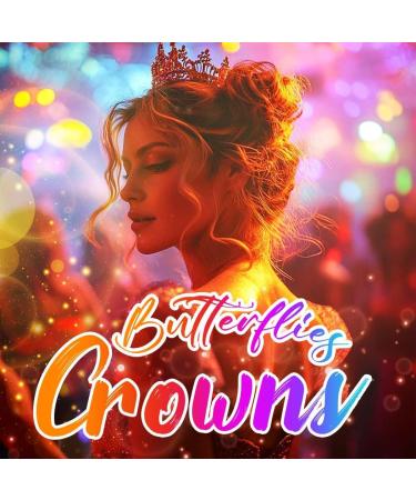 Banatra Bride Wedding Flower Headband Bridal Butterfly Headbands Crystal Hair Accessories for Women (Rose Gold One Size) - Buy Online on GoSupps.com