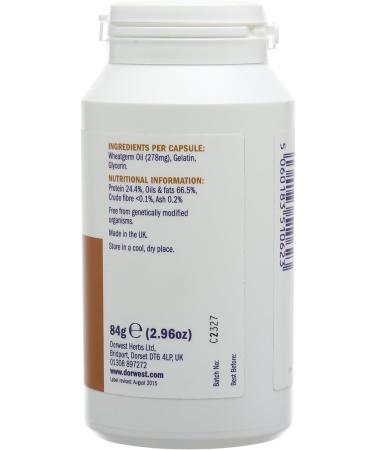 Dorwest Herbs Wheatgerm Oil Capsules for Dogs and Cats 200 Capsules Oil Capsules 200 ml - Buy Online on GoSupps.com