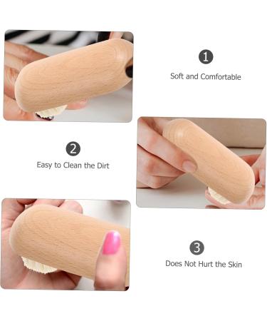 VINTORKY Nail Cleaning Brush Finger Nail Brush to Clean Nails Nail Brush for Cleaning Fingernails Finger Nail Scrub Brush Wooden Nail Brush Toenail Brush Nail Brushes for Cleaning Toe Brush - Buy Online on GoSupps.com