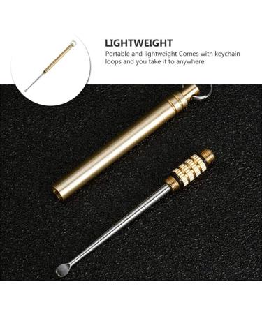 Buy Titanium Alloy Ear Spoon - Effective Ear Wax Removal Kit Durable Ear Cleaner Tool for Precision Picking - Buy Online on GoSupps.com