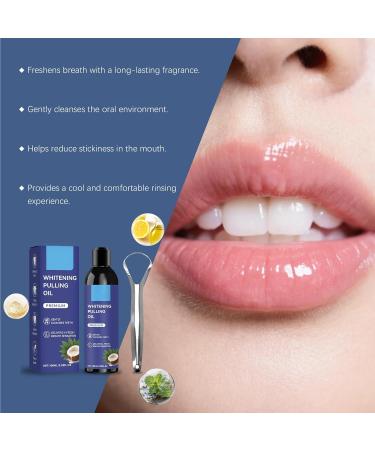 Huile De Tirage Blanchissante Rince-Bouche La Noix De Coco Et La Menthe 100ml Rafra chit Et Nettoie En Profondeur La Bouche liminer Les Odeurs Et Les Taches - Buy Online on GoSupps.com