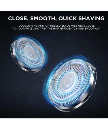 BABONIR 6D Floating Blades Head Shaver Replacement - Close Sharp Waterproof Design for Bald Men - Compatible with Most Electric Razors - Easy-to-Clean - Buy Online on GoSupps.com