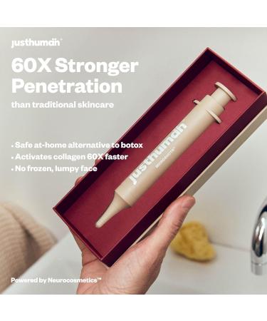 JustHuman Microshots Age-Defying Peptide6 Cream - Advanced Anti-Aging Formula | 60X Stronger Delivery | 10ml - International Shipping Available - Buy Online on GoSupps.com