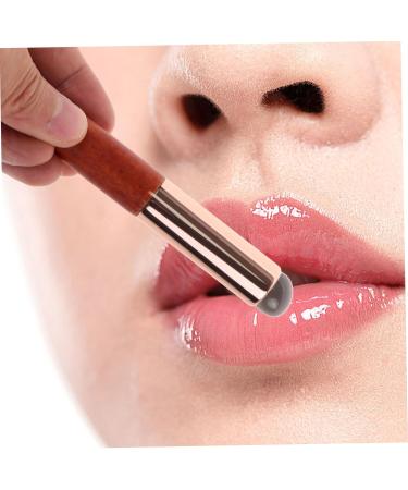 Minkissy Silicone Lip Brush - Portable Lipstick Applicator & Lip Gloss Tool for Women | Makeup Brush Wands - Buy Online on GoSupps.com