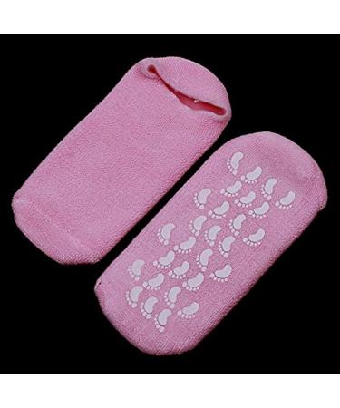 Aliqi Spa Moisturizing Gel Socks for Dry Feet & Cracked Skin Repair Softens Ankles & Heels - Buy Online on GoSupps.com