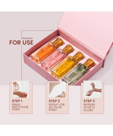 London Dazzle Women Liquid Perfume Gift Set Premium Luxury And Long Lasting Eau De Parfum Floral Fruity All Day Wear Fragrances 4X20 Ml 2.70FL.OZ - Buy Online on GoSupps.com