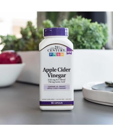 21st Century Apple Cider Vinegar Capsules - 90 Count - Buy Online on GoSupps.com