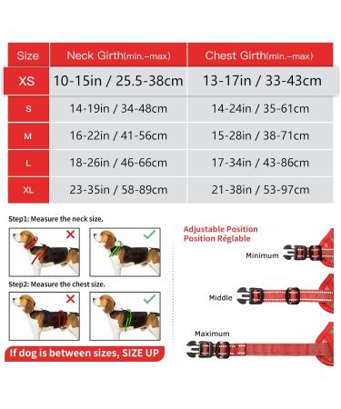 Heele Dog Crockery & Reflective No-Pull Harness for Small Dogs - Adjustable Padded Breast Harness & Dish in XS Flower Red - Buy Online on GoSupps.com