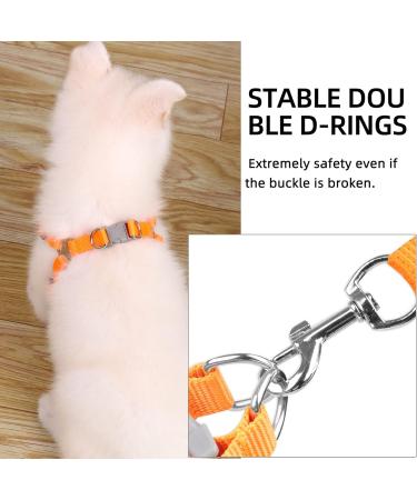 Rennaio Adjustable No-Pull Dog Harness & Leash Set - Ultra Breathable Padded Harness for Small & Medium Dogs (Pumpkin XL) - Perfect Puppy Dishes with Linen Clips - Buy Online on GoSupps.com