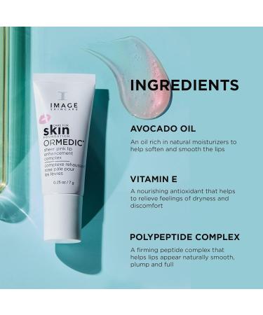 IMAGE Skincare ORMEDIC pH Balancing Lip Enhancement Complex with Avocado Oil & Vitamin E for Deep Hydration Sheer Pink 0.25 Ounce (Pack of 1) - Buy Online on GoSupps.com