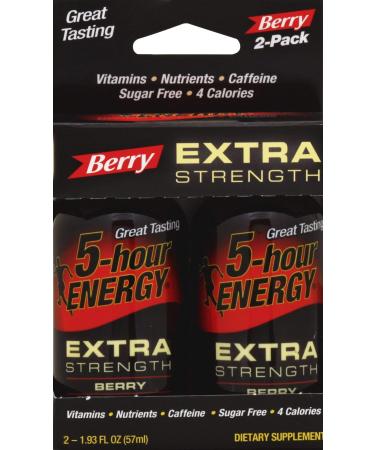 5-Hour Energy Extra Strength Supplement Berry 2 lb