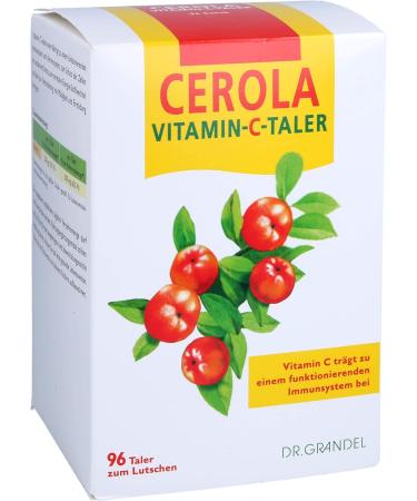 Dr. Grandel Cerola Vitamin C Taler 96 Lozenges - Boost Immunity & Energy | 318g | International Shipping Available - Buy Online on GoSupps.com