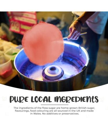 Baking Beauty and Beyond Premium Floss Sugar for Cotton Candy - Cotton Candy Flossing Sugar with Natural Ingredients Perfect for Every Occasion Bulk Floss Sugar 800g - Sangria Flavour - Buy Online on GoSupps.com