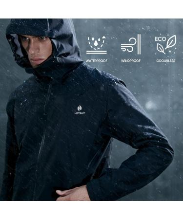 Shop Hotsuit Men's Sauna Training Suit - Sweat Jacket & Pants - Full Body Fitness Gear - Black - Buy Online on GoSupps.com