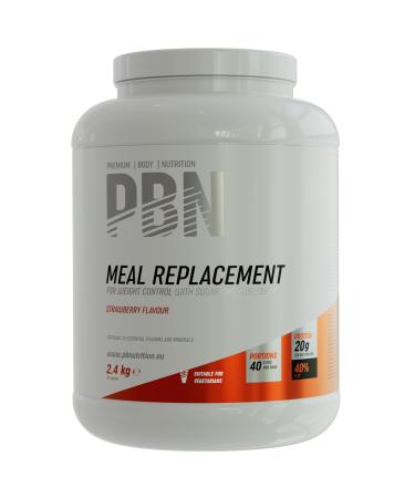 Premium Body Nutrition PBN Premium Body Nutrition Strawberry Meal Replacement 2.4 kg New Improved Flavour