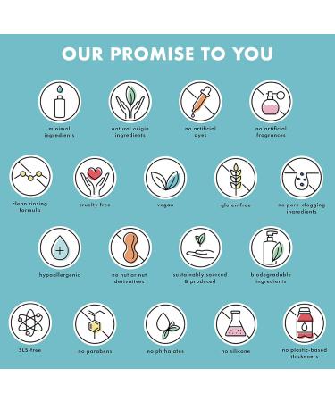 Dabble & Dollop Blueberry Body Wash Refill - All Natural Fragrances Dermatologist Tested Tear-Free Non-Irritating Hypoallergenic pH Balanced Leaping Bunny Certified (24oz) - Buy Online on GoSupps.com