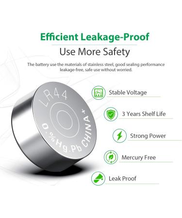 LiCB LR44 Battery AG13 357 303 A76 1.5V Alkaline Battery 10 PCS - Buy Online on GoSupps.com
