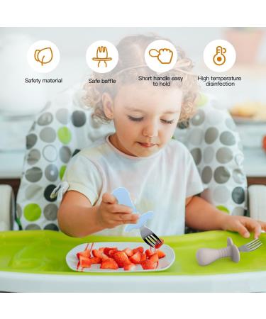 Silicone Baby Dishes Set - 8 BPA Free Children's Suction Cup Plates Bowls Cups & Spoons for Safe International Dining - Buy Online on GoSupps.com