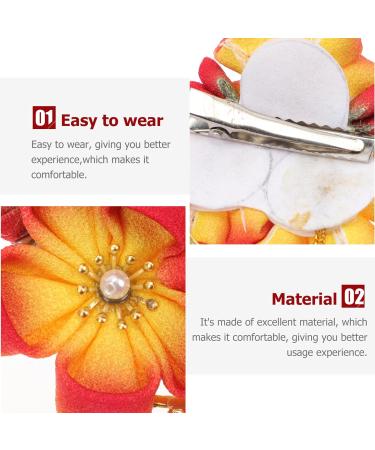 Didiseaon Kimono Headgear Ladies Dress Chinoiserie Decor Dress Tops for Women Hair Clip for Women Flower Hair Clip Womens Hair Clips Decorative Hair Pin Women Hairpin Photography Hairpin Bun - Buy Online on GoSupps.com