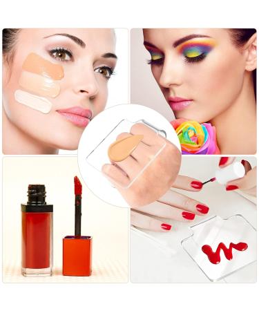 Palette Makeup Spatula & Mixing Tray | Clear Makeup Board for Foundation Blending | Essential Makeup Tool for Professionals - Buy Online on GoSupps.com