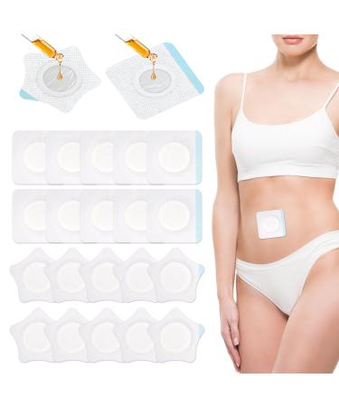 20 pieces of castor oil pack for belly button integrated self -adhesive castor oil stains castor oil compress pads.