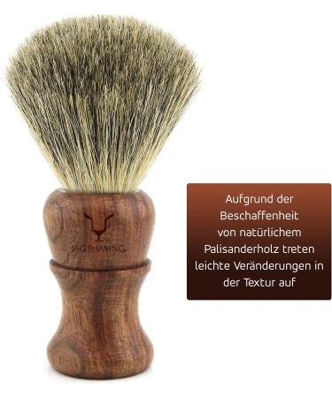 JAG Shaving Razor Brush - Sustainable Wooden Handle Perfect Design for Ultimate Shaving Experience - Buy Online on GoSupps.com