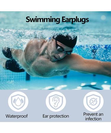 Tonmom Reusable Silicone Ear Plugs - 12 Pairs for Sleeping, Swimming, Concerts - 32dB Noise Reduction - Waterproof - Ideal for Study, Snoring, Work, and Airplanes (Blue) - Buy Online on GoSupps.com