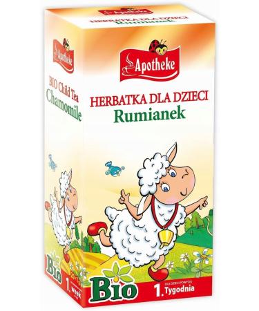  APOTHEKE Pharmacy Organic Children's Tea Chamomile 20g - Buy Online on GoSupps.com