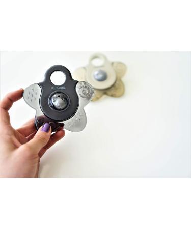 Filibabba Cooling Teething Rings - Pack of 2 | Water-Filled Teething Aid for Babies | Grey Teething Rings for Soothing - Buy Online on GoSupps.com