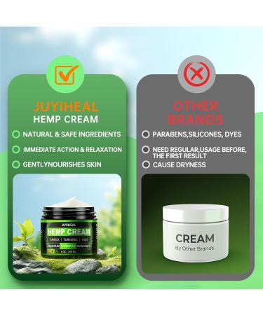 8 fl oz JUYIHEAL Natural Instant Hemp Cream - Maximum Strength Arnica MSM Turmeric Menthol & Aloe - Soothing Hemp Oil Gel for Pain Relief - Buy Online on GoSupps.com