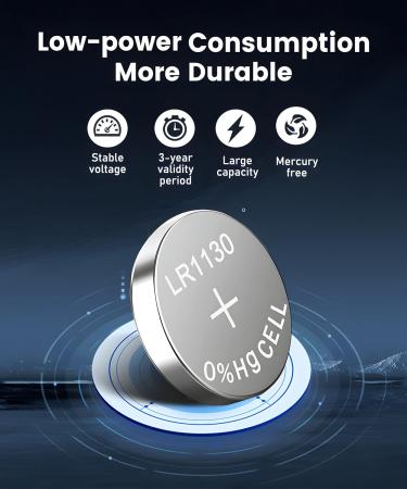 Buy YKM 10 Pack LR1130 AG10 Alkaline Batteries - Ideal for Calculators & Watches | International Shipping - Buy Online on GoSupps.com