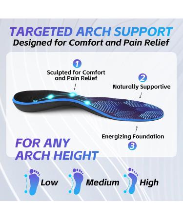 Buy DARLIS Plantar Fasciitis Relief Insoles | Arch Support Inserts for Flat & High Arches | Orthopedic Foot & Heel Pain Relief for Men & Women - Buy Online on GoSupps.com