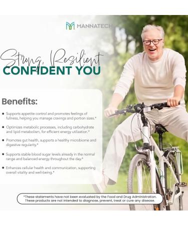 Mannatech - TruHealth Satiety - Encourages Mindful Eating & Balanced Habits Gut Health Formula with MetaboBiome Blend & Chromium - 60 Capsules - Buy Online on GoSupps.com