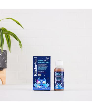 KinderMed Infants' Nighttime Cough Syrup with Organic Agave & Herbal Extracts - 2 Fl Oz - Buy Online on GoSupps.com