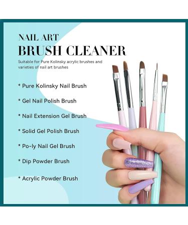 STARVINA 3-IN-1 Nail Brush Cleaner & Restorer 120ml - Perfect for Poly Gel, Dip Powder & Acrylic Brushes - Buy Online on GoSupps.com