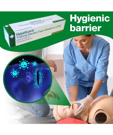 HypaGuard Training Manikin Resuscitation Face Shields - Single Roll - Buy Online on GoSupps.com
