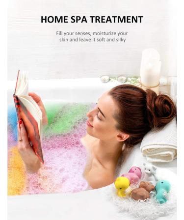 Perjoy Bath Bombs: 6 Shea Butter Spa Moisturizing Bubble Bath Bombs for Women & Kids - Buy Online on GoSupps.com