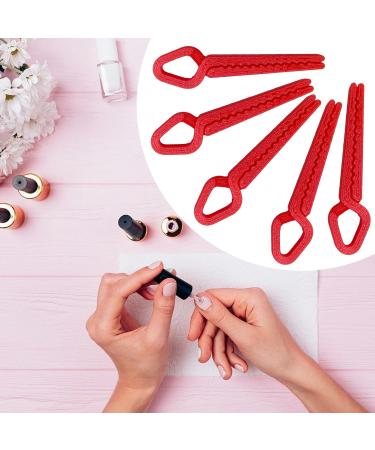  Stronrive Nail Polish Protector Set of 5 Nail Colouring Clips Reusable Leak-Proof Manicure Clip 3D Printed for Home Travel Daily Evening - Buy Online on GoSupps.com